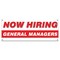 Signmission Now Hiring General Managers Banner Apply Inside Accepting Application Single Sided B-30250 - alternate 1